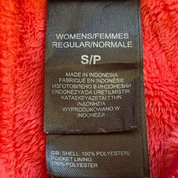 The North Face Women's Fleece Jacket Pink Furry Soft Full Zip Up Small S - Picture 5 of 9